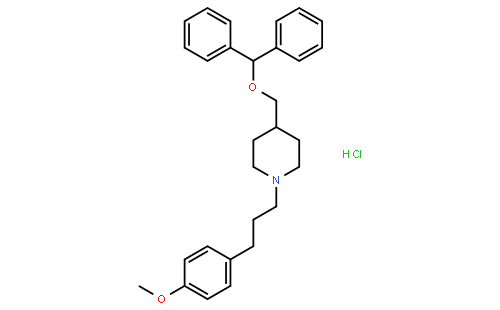 4-[(Diphenylmethoxy)methyl]-1-[3-(4-methoxyphenyl)propyl]-piperidinehydrochloride