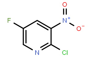 2-chloro-5-fluoro-3-nitro-pyridine