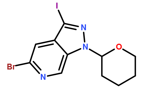 5-Bromo-3-iodo-1-(tetrahydro-2H-pyran-2-yl)-1H-pyrazolo[3,4-c]pyridine