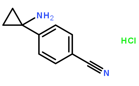 4-(1-Aminocyclopropyl)benzonitrile hydrochloride