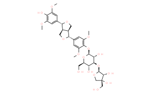 (-)-Syringaresnol-4-O-β-D-apiofuranosyl-(1→2)-β-D-glucopyranoside136997-64-3