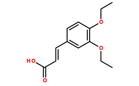 (E)-3-(3,4-diethoxyphenyl)acrylic acid