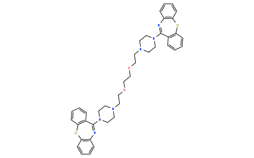 1,2-bis(2-(4-(Dibenzo[b,f][1,4]thiazepin-11-yl)piperazin-1-yl)ethoxy)ethane tetrahydrochloride