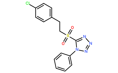 5-((4-Chlorophenethyl)sulfonyl)-1-phenyl-1H-tetrazole