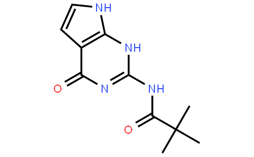 N-(4-OXO-4,7-DIHYDRO-1H-PYRROLO[2,3-D]PYRIMIDIN-2-YL)PIVALAMIDE