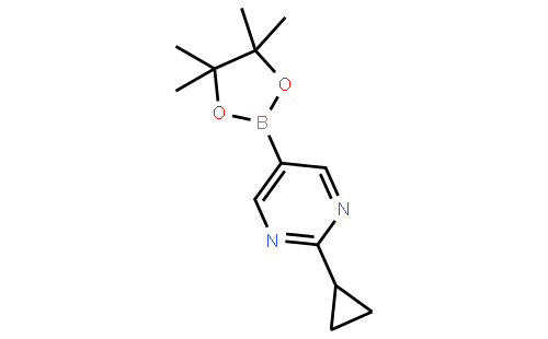 2-Cyclopropyl-5-(4,4,5,5-tetramethyl-1,3,2-dioxaborolan-2-yl)pyrimidine
