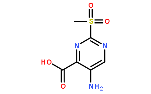 5-Amino-2-(methylsulfonyl)pyrimidine-4-carboxylic acid