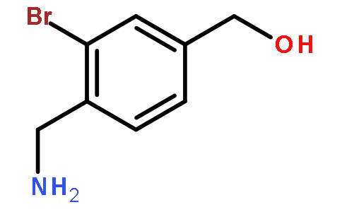 (4-(aminomethyl)-3-bromophenyl)methanol