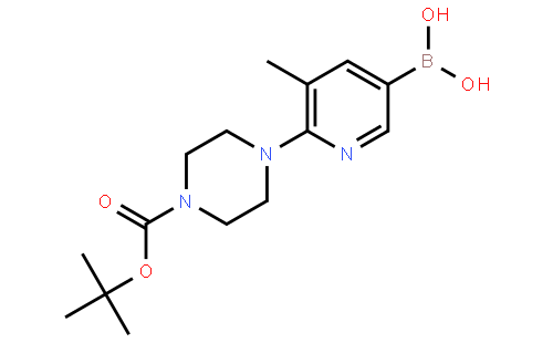 2-(4-Boc-piperazin-1-yl)-3-methylpyridine-5-boronic acid