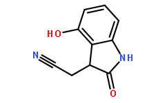 2-(4-Hydroxy-2-oxoindolin-3-yl)acetonitrile