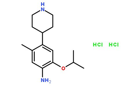 5-甲基-2-(1-甲基乙氧基)-4-(4-哌啶)-苯胺二盐酸盐