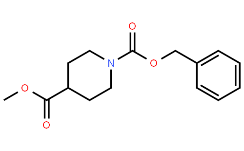 N-Cbz-4-哌啶甲酸甲酯