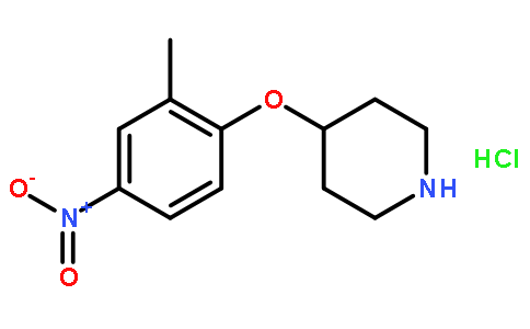 4-(2-methyl-4-nitro-phenoxy)-piperidine hydrochloride