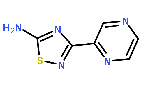 3-(Pyrazin-2-yl)-1,2,4-thiadiazol-5-amine