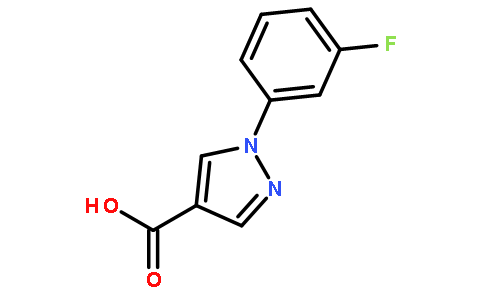 1-(3-fluorophenyl)-1H-pyrazole-4-carboxylic acid
