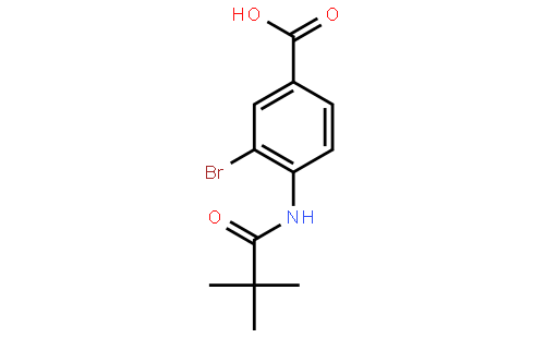3-Bromo-4-pivalamidobenzoic acid