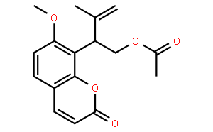 8-[1-[(乙酰氧基)甲基]-2-甲基-2-丙烯基]-7-甲氧基香豆素