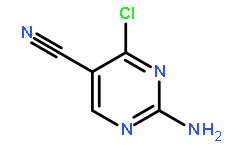 2-amino-4-chloropyrimidine-5-carbonitrile