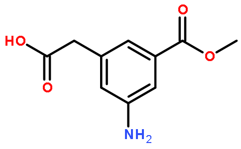 [3-amino-5-(methoxycarbonyl)phenyl] acetic acid
