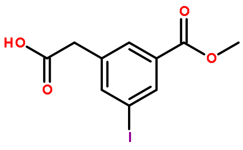 [3-iodo-5-(methoxycarbonyl)phenyl] acetic acid