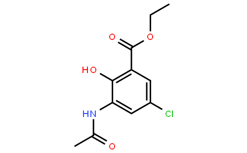 Ethyl 3-acetamido-5-chloro-2-hydroxybenzoate