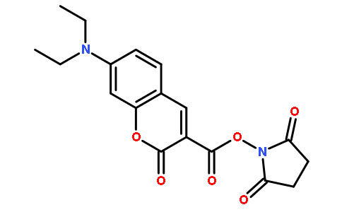 7-Diethylaminocoumarin-3-carboxylic acid N-succinimidyl ester
