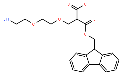 1-(9H-fluoren-9-yl)-3-oxo-2,7,10,13-tetraoxa-4-azapentadecan-15-oic acid