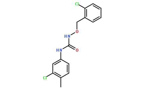 1-(2-CHLOROBENZYLOXY)-3-(3-CHLORO-4-METHYLPHENYL)UREA