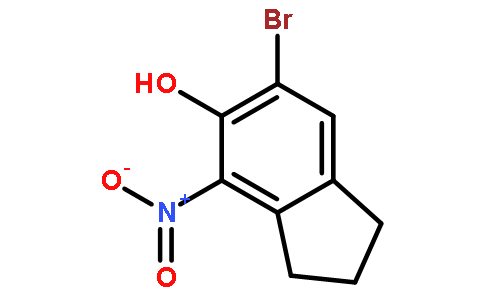 6-Bromo-4-nitro-2,3-dihydro-1H-inden-5-ol