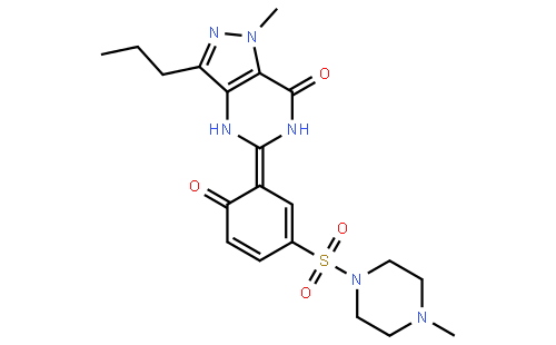5-(2-hydroxy-5-((4-methylpiperazin-1-yl)sulfonyl)phenyl)-1-methyl-3-propyl-1H-pyrazolo[4,3-d]pyrimidin-7(6H)-one