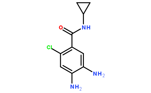 4,5-diamino-2-chloro-N-cyclopropylbenzamide