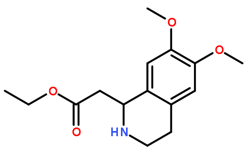 Ethyl 2-(6,7-dimethoxy-1,2,3,4-tetrahydroisoquinolin-1-yl)acetate