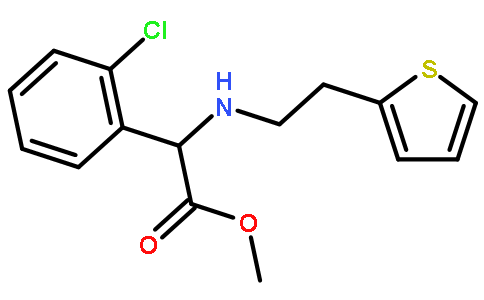 (aS)-2-氯-alpha-[[2-(2-噻吩基)乙基]氨基]-苯乙酸甲酯