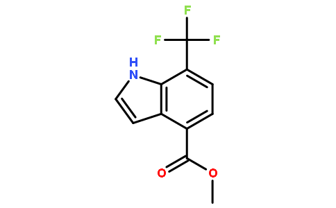 methyl 7-(trifluoromethyl)-1H-indole-4-carboxylate
