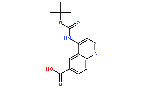 4-(tert-butoxycarbonylamino)quinoline-6-carboxylic acid