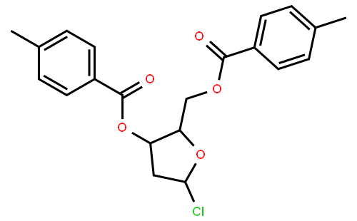 (2S,3R,5R)-5-Chloro-2-(((4-methylbenzoyl)oxy)methyl)tetrahydrofuran-3-yl 4-methylbenzoate