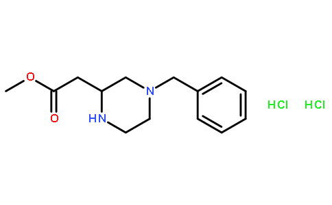 Methyl 2-(4-benzylpiperazin-2-yl)acetate