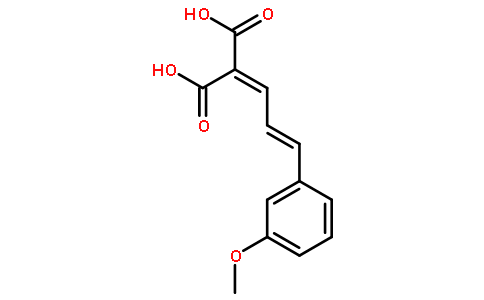 2-(3-(3-Methoxyphenyl)allylidene)malonic acid
