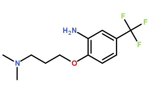 2-(3-(dimethylamino)propoxy)-5-(trifluoromethyl)benzenamine