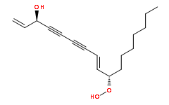 (3R，10S，8E)-10-氫過氧-1，8-十七碳二烯-4，6-二炔-3-醇