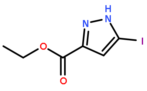 1H -吡唑- 3 -羧酸，5碘，乙酯