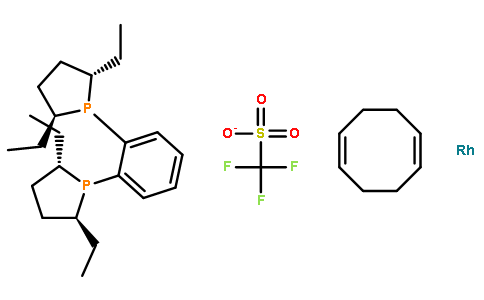 (+)-1,2-双(2S,5S)-二乙基环丁磷烷苯(环辛二烯)三氟甲磺