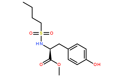 Methyl 2-(butylsulfonamido)-3-(4-hydroxyphenyl)propanoate