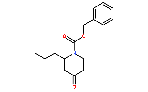 N-1-Cbz-2-propyl piperidin-4-one