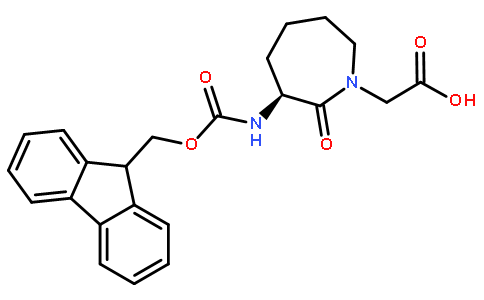 (S)-2-(3-((((9H-Fluoren-9-yl)methoxy)carbonyl)amino)-2-oxoazepan-1-yl)acetic acid