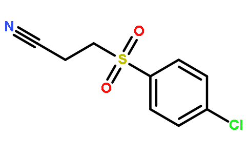 3-[(4-chlorophenyl)sulfonyl]propanenitrile