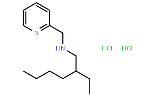 2-(2-乙基己基氨甲基)吡啶二盐酸盐