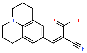 9-(2-羧基-2-氰基乙烯基)久洛啶