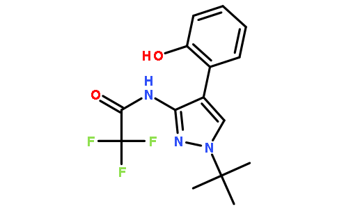 N-(1-(tert-Butyl)-4-(2-hydroxyphenyl)-1H-pyrazol-3-yl)-2,2,2-trifluoroacetamide