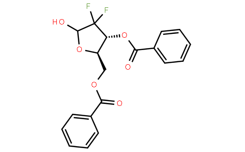 2-脱氧-2,2-二氟-3,5-二苯甲酰基-D-呋喃核糖
